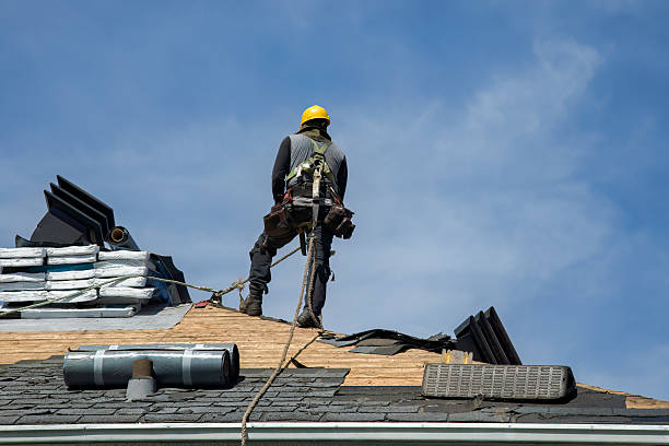 Professional Roofing technician working in Victoria, KS